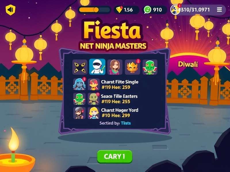 Fiesta Net Ninja Masters gameplay screenshot
